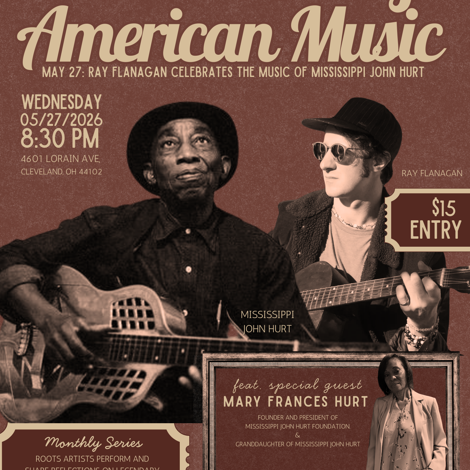 Masters of American Music: Ray Flanagan celebrates Mississippi John Hurt - logo